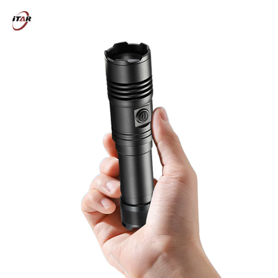 Super Bright Rechargeable LED Flashlight IP66 With 21700 Battery
