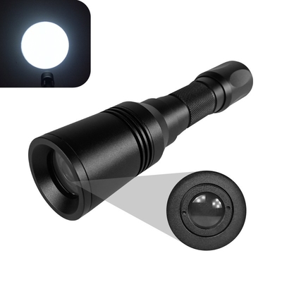 IP67 Waterproof Rechargeable LED Flashlight With 18650 Li Ion Battery OEM